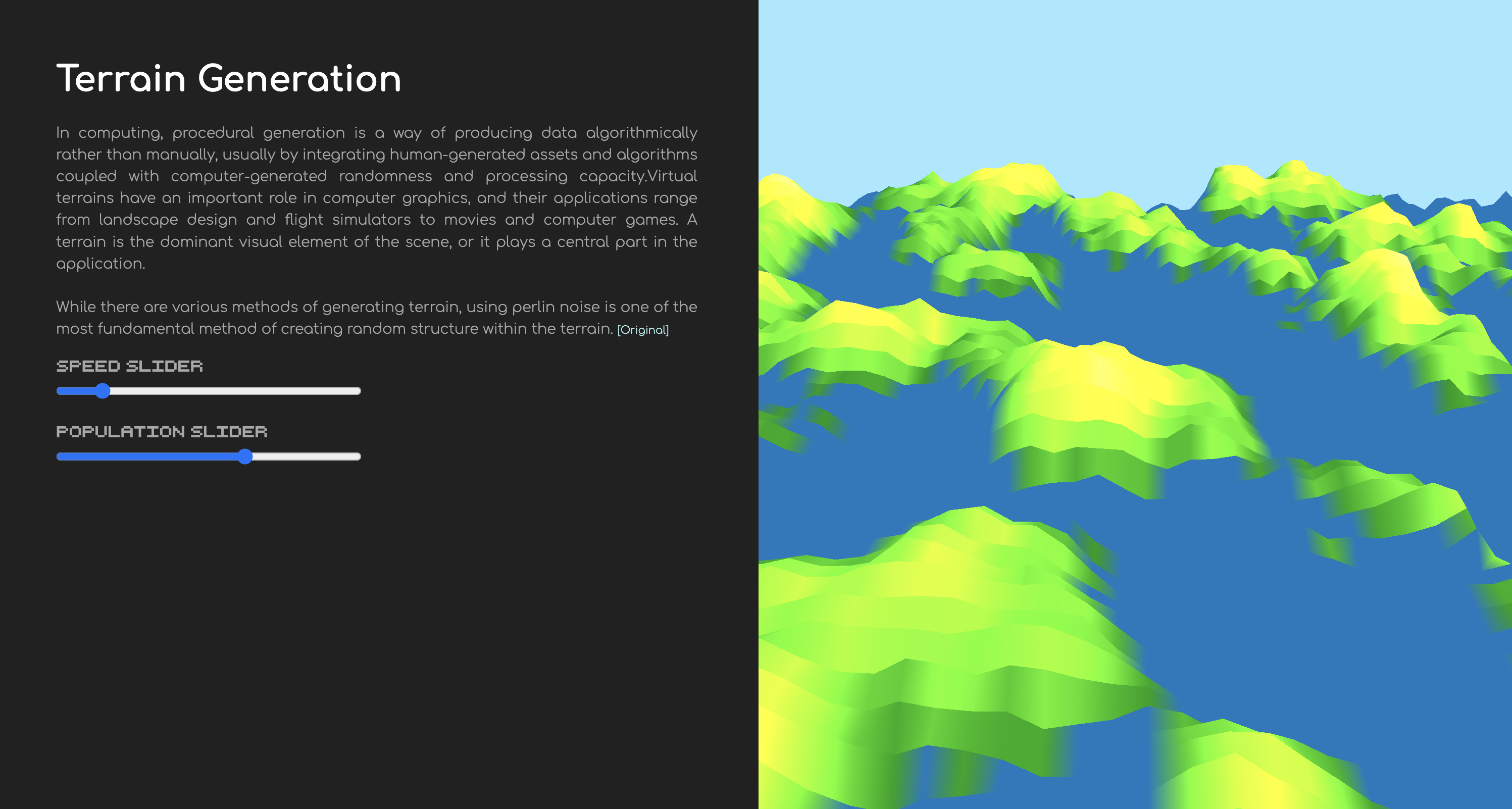 Terrain Generation Preview